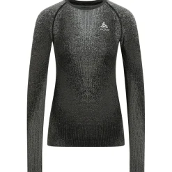 Odlo - Women's BL Top Crew Neck L/S Perf. Warm Blackcomb - Kunstfaserunterwäsche