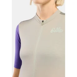 - Women's Essential Heritage Print Shirt S/S FZ - Radtrikot Fahrradbekleidung|Radtrikots