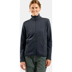 Odlo - Women's Mid Layer Full Zip Grid Fleece - Fleecejacke