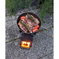 Origin Outdoors - Feuerpfanne Polished - Pfanne^ Outdoor-Küche|Töpfe & Geschirr