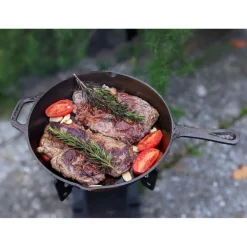 Origin Outdoors - Feuerpfanne Polished - Pfanne^ Outdoor-Küche|Töpfe & Geschirr