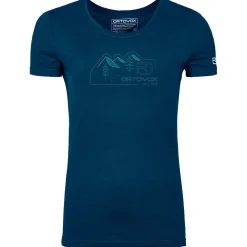 - Women's 150 Cool Vintage Badge T-Shirt - Merinoshirt>Ortovox Clearance