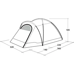 Outwell - Cloud 5 - Gruppenzelt
