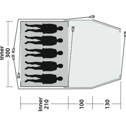 Outwell - Cloud 5 Plus - Gruppenzelt