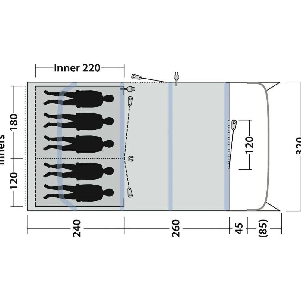 - Colorado 5 Air - 4-Personen Zelt>Outwell Online