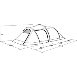 Outwell - Earth 3 Plus - 3-Personen Zelt^ Trekkingzelte|Trekkingausrüstung