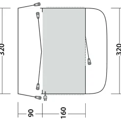 Outwell - Fresno - Busvorzelt^ Zelte