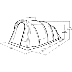 Best - Rockwell 6 - Gruppenzelt Zelte