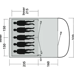 New - Sky 5 - Gruppenzelt Zelte