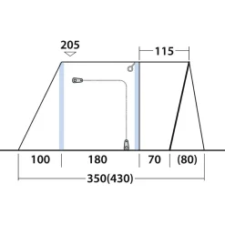 Outwell - Talladega Air - Busvorzelt^ Zelte