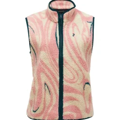 - Women's Graphic Pile Vest - Fleeceweste Trekkingbekleidung|Wanderbekleidung