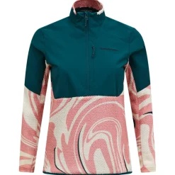 Hot - Women's Aop Freelight Alpha Half Zip - Fleecejacke Trekkingbekleidung|Wanderbekleidung