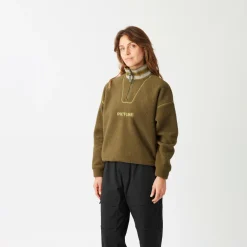 Sale - Women's Cylla Crop 1/4 Fleece - Fleecepullover Pullover & Hoodies|Alltagsbekleidung