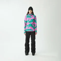 Picture - Women's Pagaya Printed High Fleece - Longsleeve