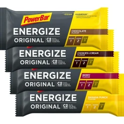 New - Energize 3+1 Multipack Choco/Cookies/Berry/Banana - Energieriegel Outdoor Lebensmittel|Outdoor-Küche