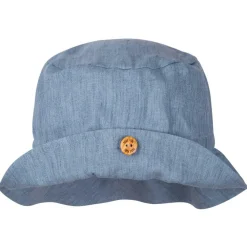 Pure Pure - Kid's Schlapphut Leinen mit Knopf - Hut