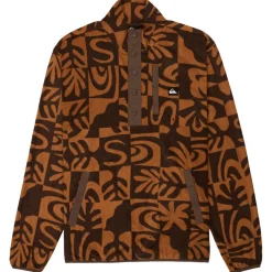 Quiksilver - No Destination Half Snap - Fleecepullover^ Pullover & Hoodies|Alltagsbekleidung