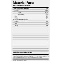 Hot - Downpour Eco Jacket - Regenjacke Trekkingbekleidung|Wanderbekleidung