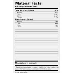 Rab - Torque Mountain Pants - Tourenhose^ Trekkingbekleidung|Hosen