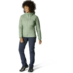 Rab - Women's Microlight Windstopper Hoody - Daunenjacke^ Trekkingbekleidung|Daunenjacken