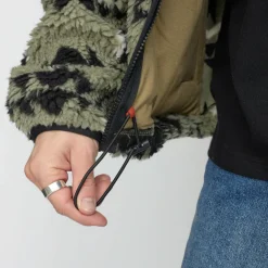 Outlet - Printed Pocket Teddy - Fleecejacke Freizeitjacken|Jacken