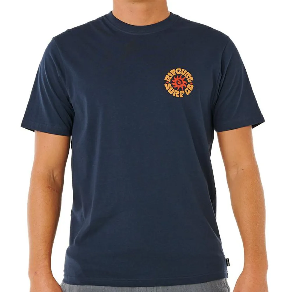 - Pacific Rinse Circle Tee - T-Shirt>Rip Curl