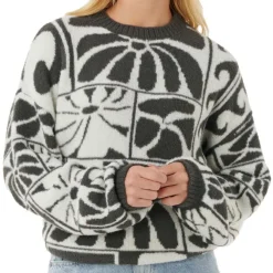 Rip Curl - Women's AOTS - TY Williams Jacquard Crew - Pullover