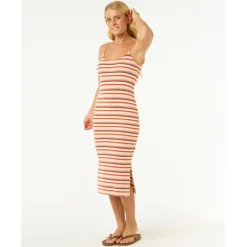 Rip Curl - Women's Bobbi Stripe Midi Dress - Kleid