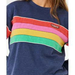 Hot - Women's Surf Revival Relaxed Crew - Pullover Alltagsbekleidung|Pullover & Hoodies