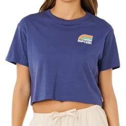 Rip Curl - Women's Surf Side Cropped Tee - T-Shirt^ Alltagsbekleidung|T-Shirts