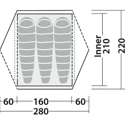 - Aster 3 Pro - 3-Personen Zelt><noscript><img width=