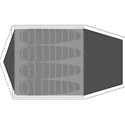 - Footprint Lago Flex 4 - Zeltunterlage>Robens