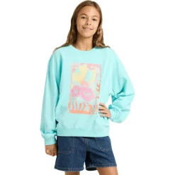 Roxy - Kid's Lineup Crew RG Terry - Hoodie^Kinder Pullover & Hoodies|Alltagsbekleidung