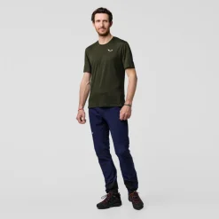 Salewa - Eagle Minilogo Alpine Merino T-Shirt - Merinoshirt