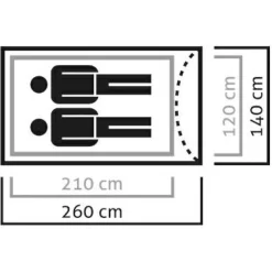 Online - Litetrek II Tent - 2-Personen Zelt Trekkingzelte|Trekkingausrüstung