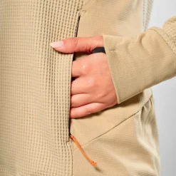 - Women's Puez Waffle Hybrid PL Jacket - Fleecejacke Trekkingbekleidung|Wanderbekleidung