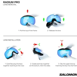 New - Radium Pro S Sigma Cat 3 VLT 11% + Cat 2 VLT 35% - Skibrille Ski-Ausrüstung|Skibrillen