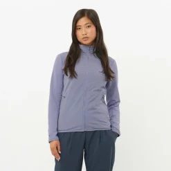 Salomon - Women's Essential Lightwarm Hybrid - Fleecejacke