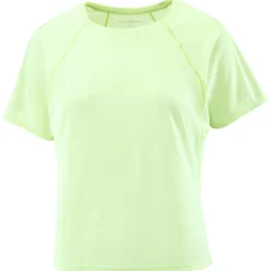 - Women's SHKout Air Cropp S/S Tee - Laufshirt>Salomon Outlet