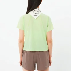 - Women's SHKout Air Cropp S/S Tee - Laufshirt><noscript><img width=