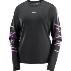 Salomon - Women's SHKout Core L/S Tee GFX - Laufshirt^ Laufbekleidung|Shirts, Hemden & Longsleeves