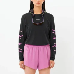 Salomon - Women's SHKout Core L/S Tee GFX - Laufshirt^ Laufbekleidung|Shirts, Hemden & Longsleeves