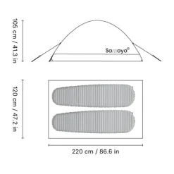 - Alpinist 2 - 2-Personen Zelt>Samaya Hot
