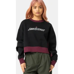 - Women's Flourish Strip Crew - Pullover><noscript><img width=