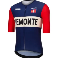 Santini - La Vuelta Grand Salida Piemonte Jersey - Radtrikot^ Fahrradbekleidung|Radtrikots