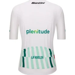 Santini - La Vuelta White Jersey - Radtrikot^ Fahrradbekleidung|Radtrikots
