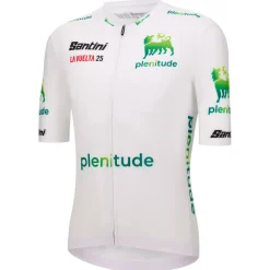 Santini - La Vuelta White Jersey - Radtrikot^ Fahrradbekleidung|Radtrikots