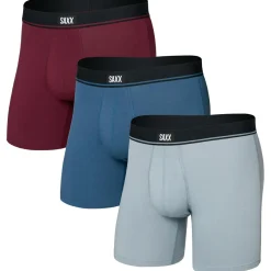 Online - Essential Cotton Boxer Brief Fly 3-Pack - Alltagsunterwäsche Alltagsbekleidung|Unterwäsche
