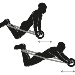 New Schildkröt Fitness - Abroller & Expander Set - Expander Fitness-Ausrüstung|Trainingsgeräte