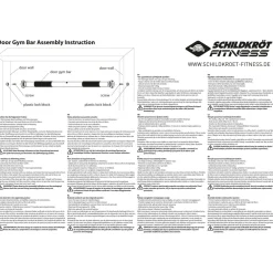 Schildkru00f6t Fitness Schildkröt Fitness - Türreck Stange - Functional Training